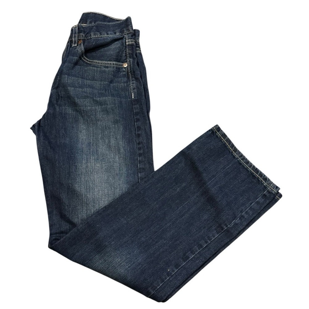 Levi's 514 Boys 16 Reg 28x28 Dark Wash Straight Fit Jeans Denim